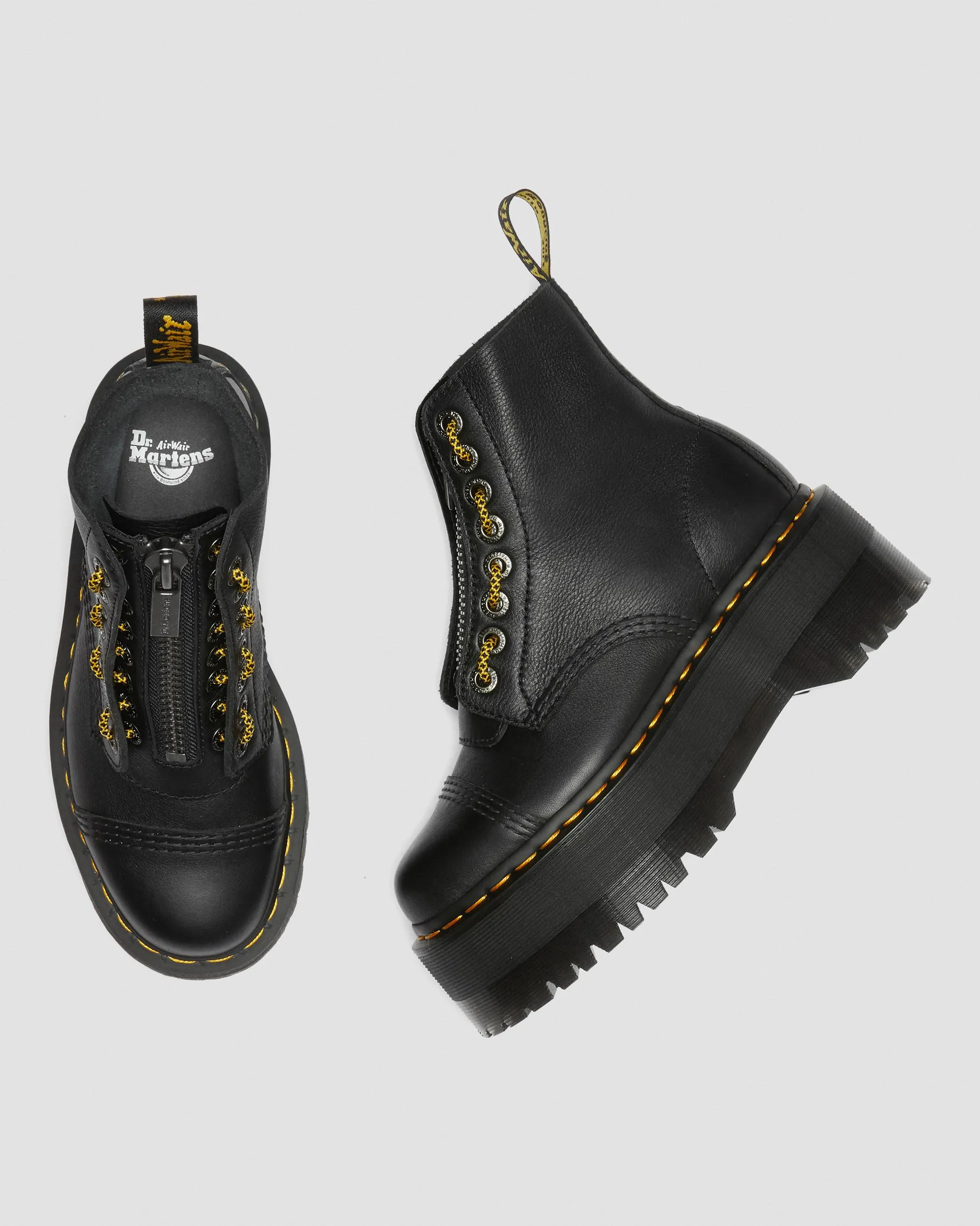 Botas con plataforma Sinclair Max de piel Pisa