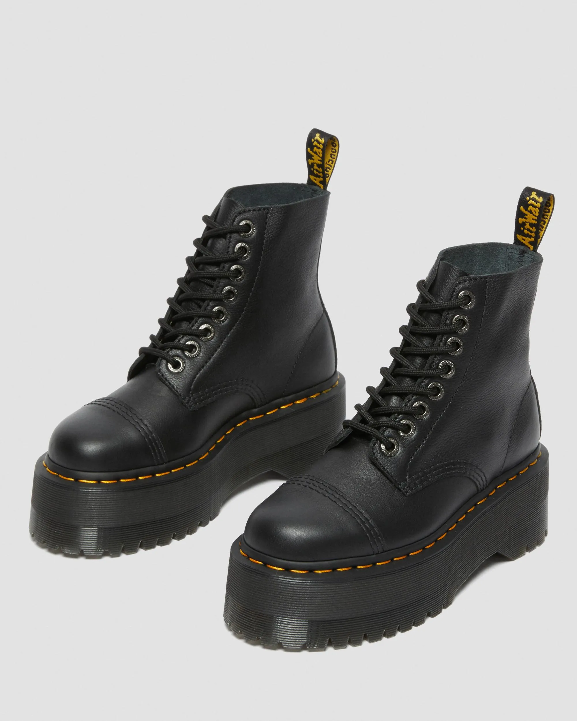 Botas con plataforma Sinclair Max de piel Pisa