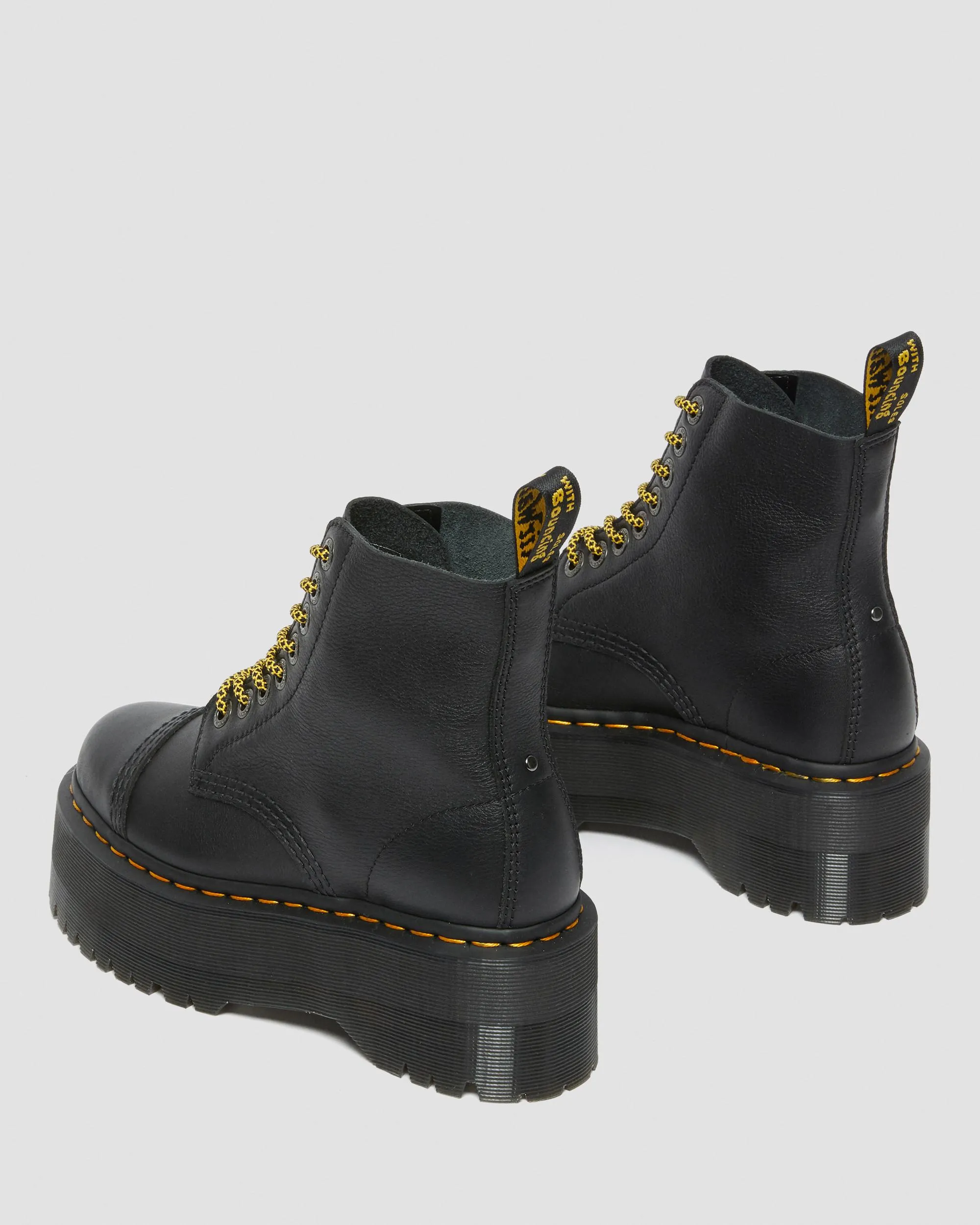 Botas con plataforma Sinclair Max de piel Pisa