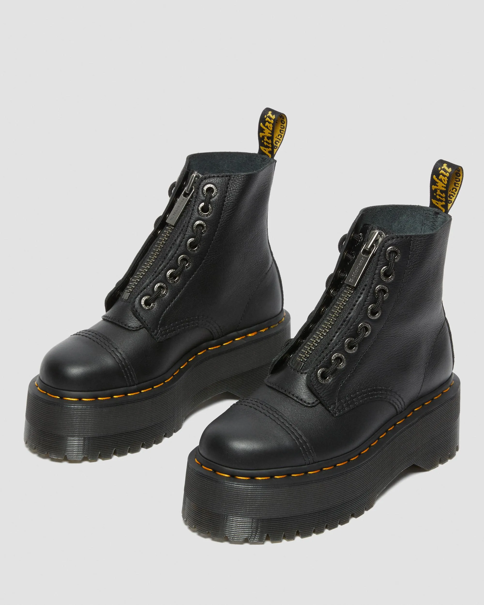 Botas con plataforma Sinclair Max de piel Pisa