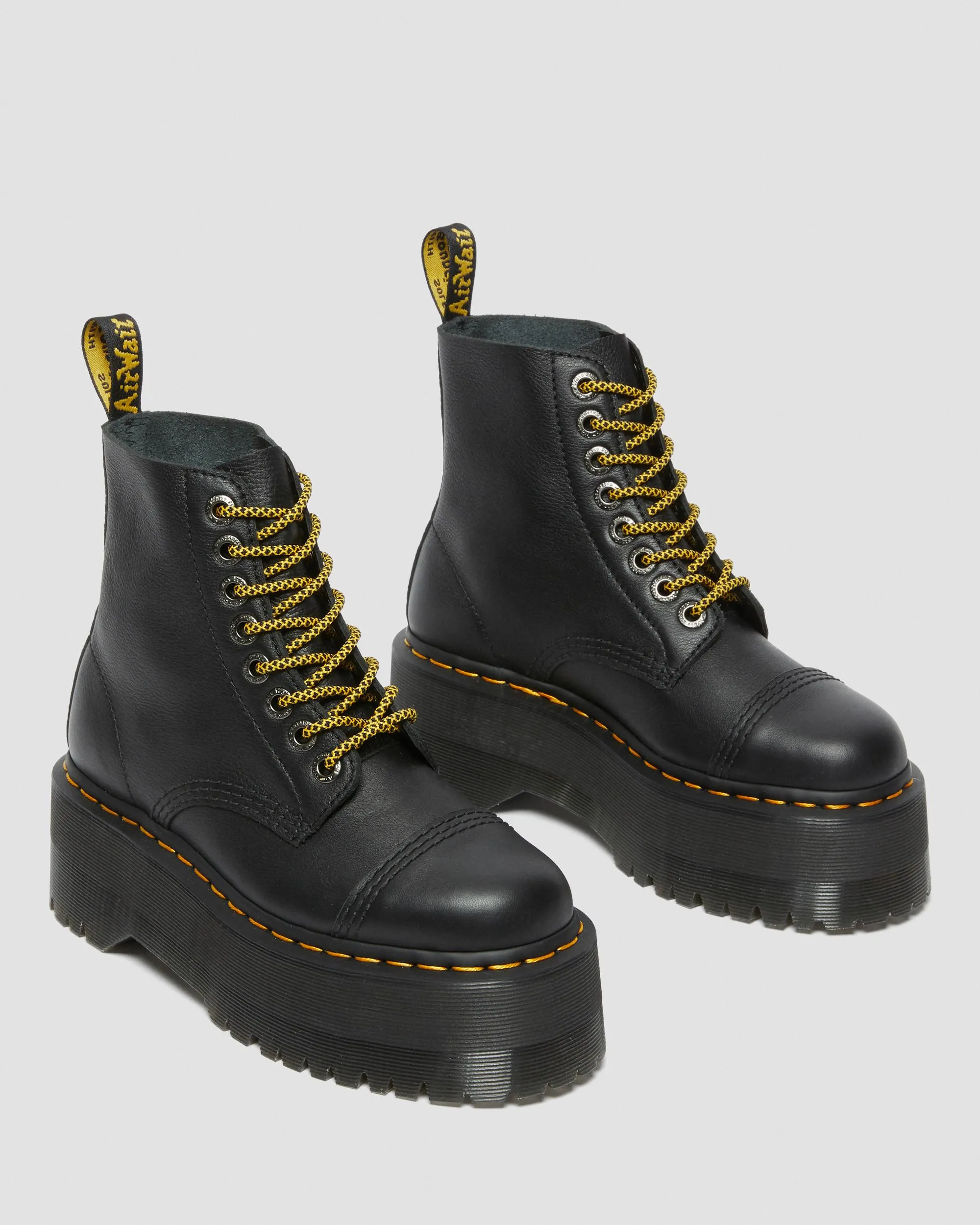 Botas con plataforma Sinclair Max de piel Pisa