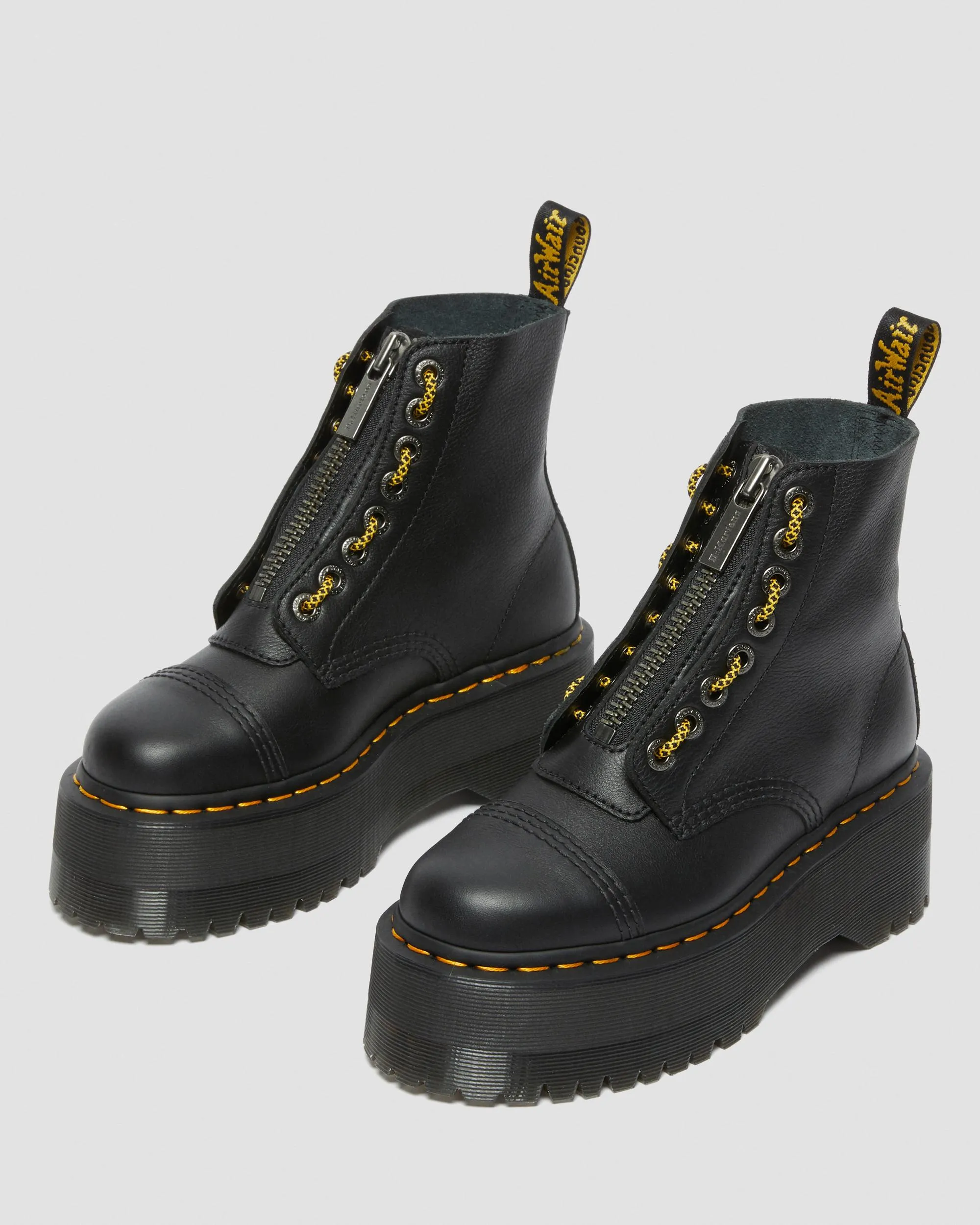 Botas con plataforma Sinclair Max de piel Pisa