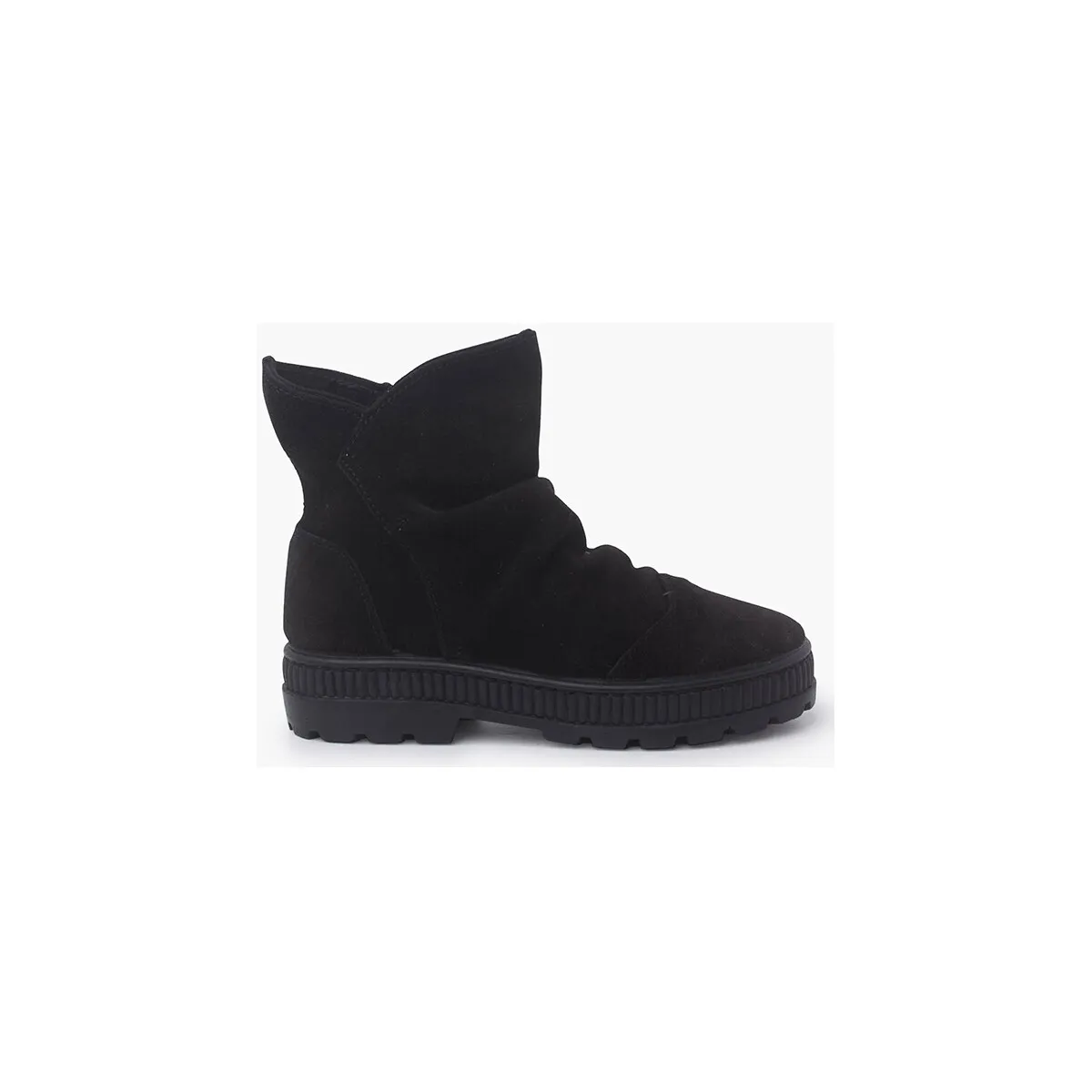 botas serraje efecto arrugado