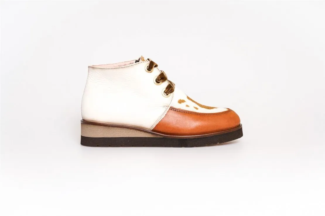 Botin Mocasin Cuero Mujer Kare Nival