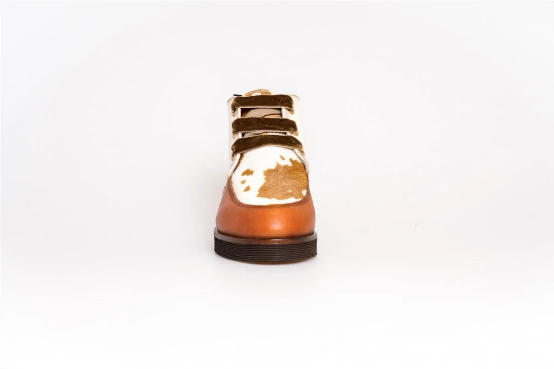Botin Mocasin Cuero Mujer Kare Nival