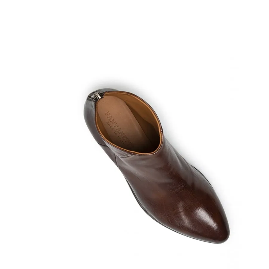 Botines Mujeres PANTANETTI 14613E Lagos Jewel Cuoio Marrón Cuero