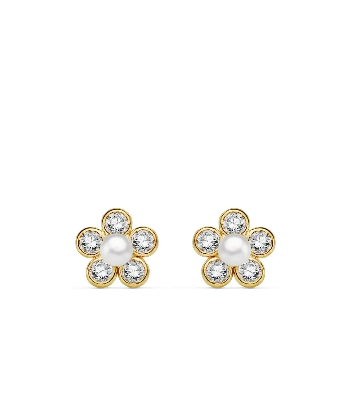 Boucles d'oreilles or jaune Bastet 18 Carats