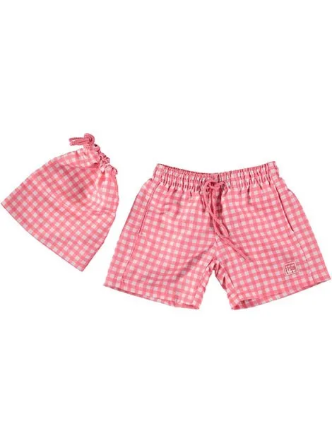 BOXER ADULTO VICHY CORAL