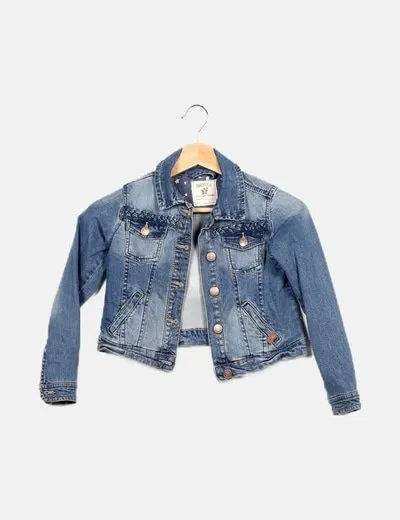 BROTES Chaqueta azul denim