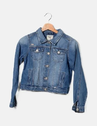 BROTES Chaqueta biker azul