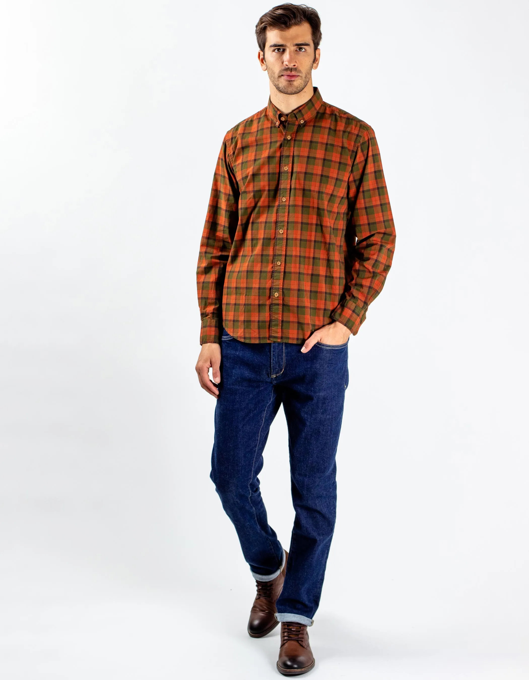 Camisa de cuadros trendy