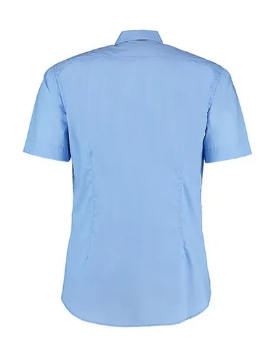 Camisa entallada manga corta