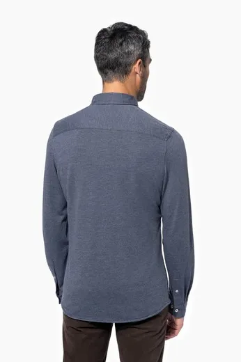 Camisa Jacquard Manga larga