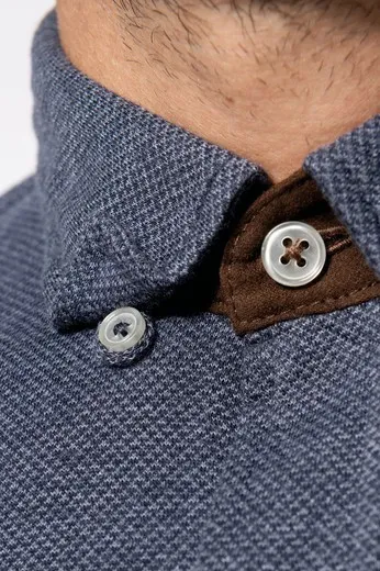 Camisa Jacquard Manga larga