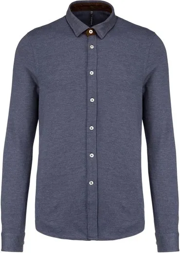 Camisa Jacquard Manga larga