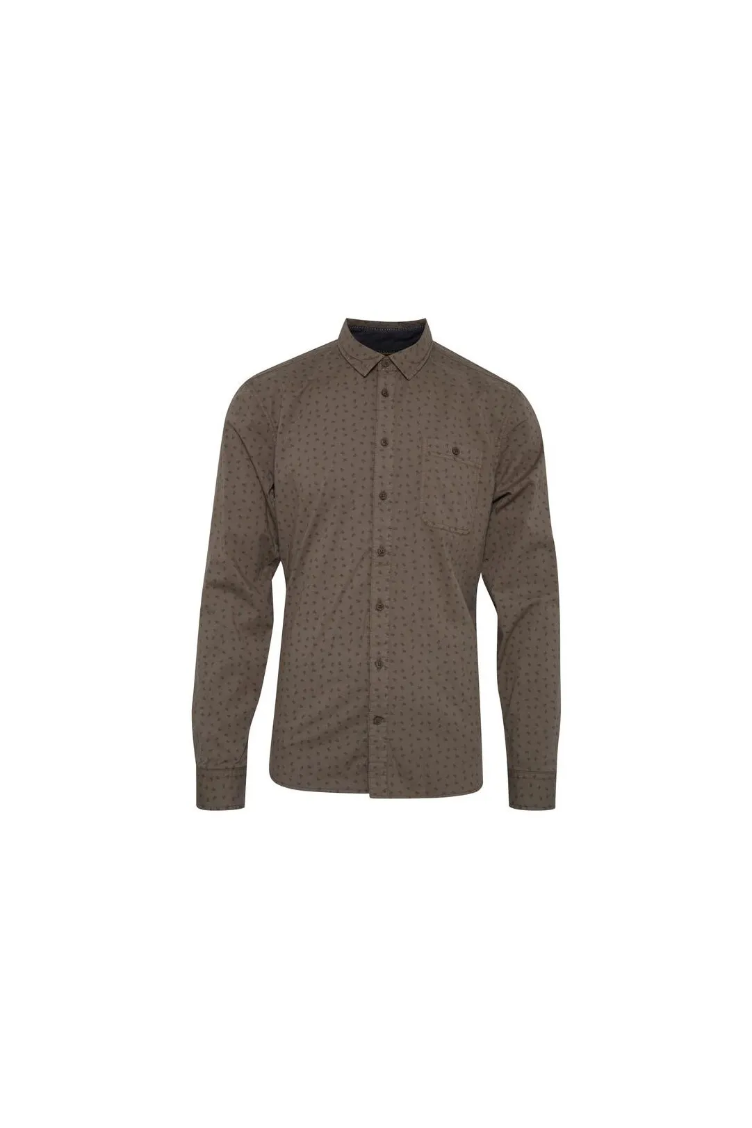 CAMISA MANGA LARGA ESTAMPADA VERDE