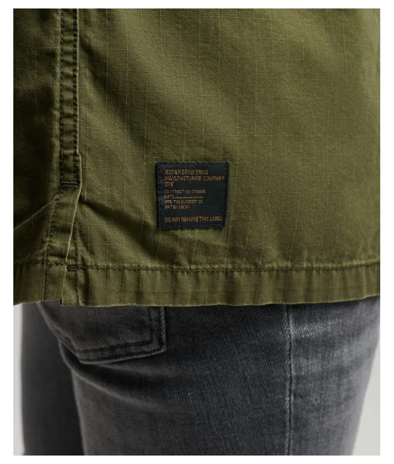 Camisa Manga Larga Para Hombre Vintage Patched Military Superdry 52310