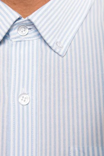 CAMISA OXFORD LAVADA MANGA LARGA