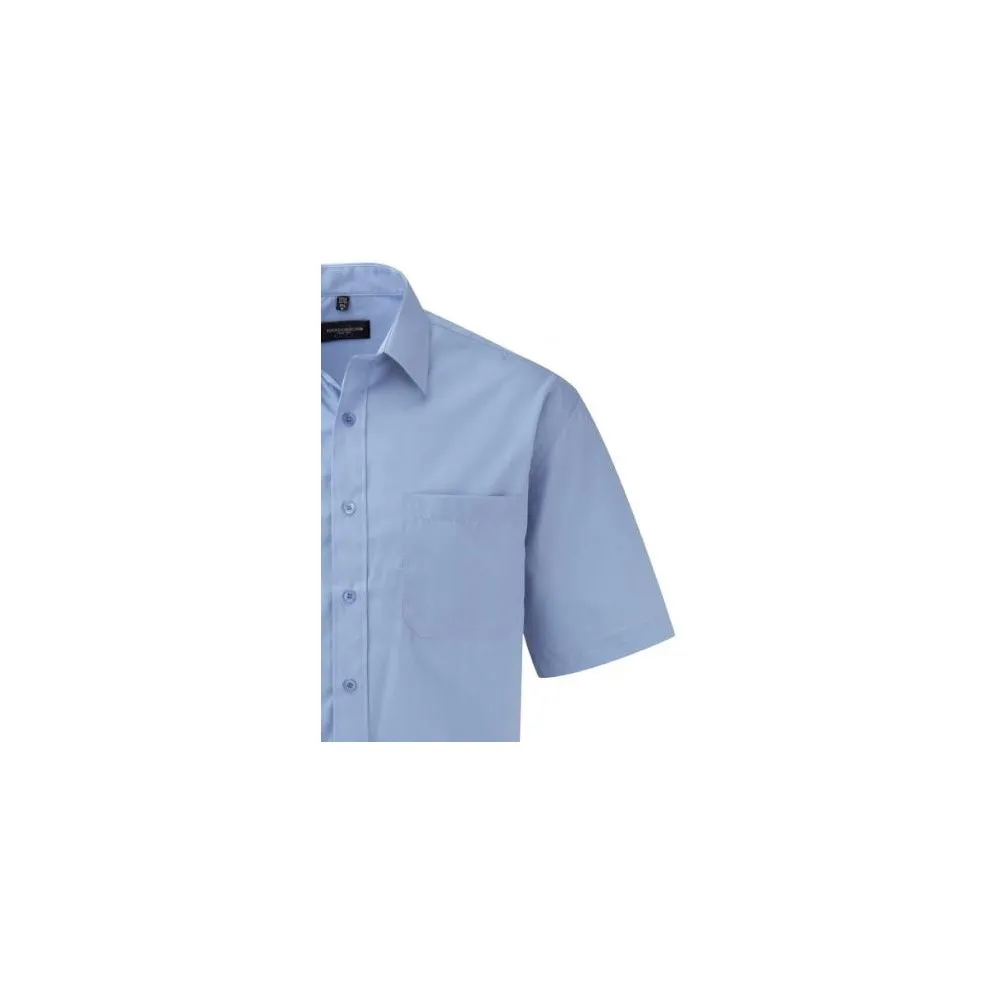 Camisa popelin manga corta