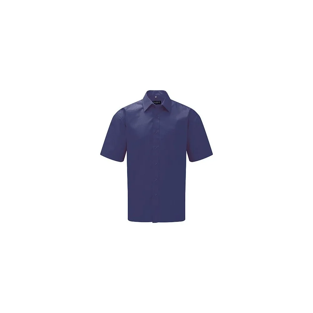 Camisa popelin manga corta