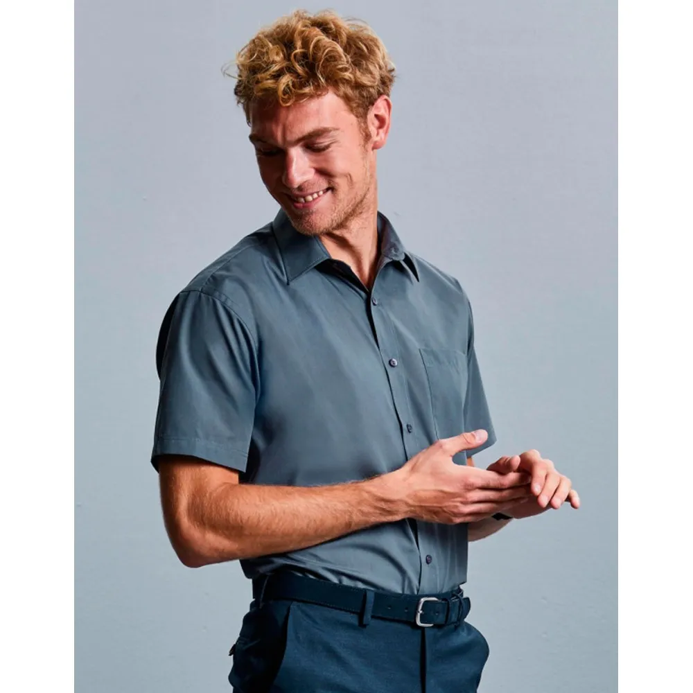 Camisa popelin manga corta