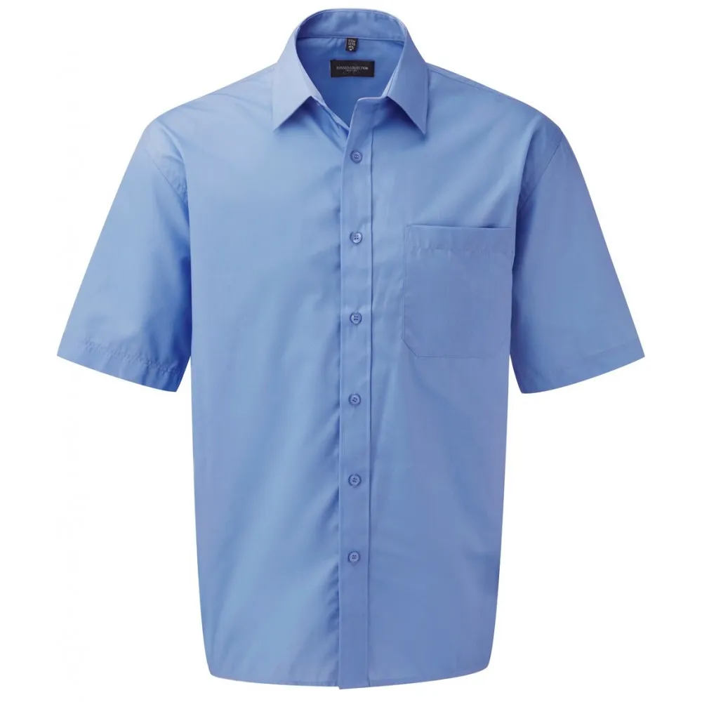 Camisa popelin manga corta