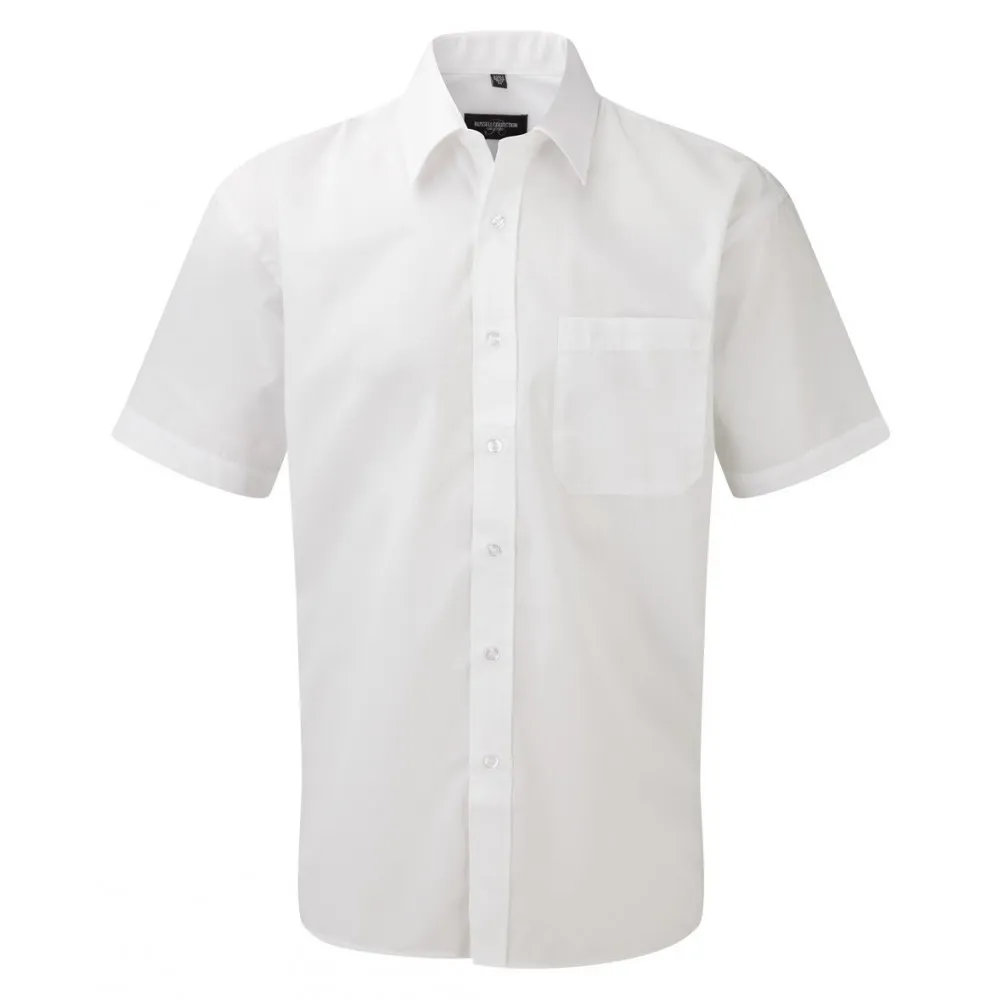 Camisa popelin manga corta