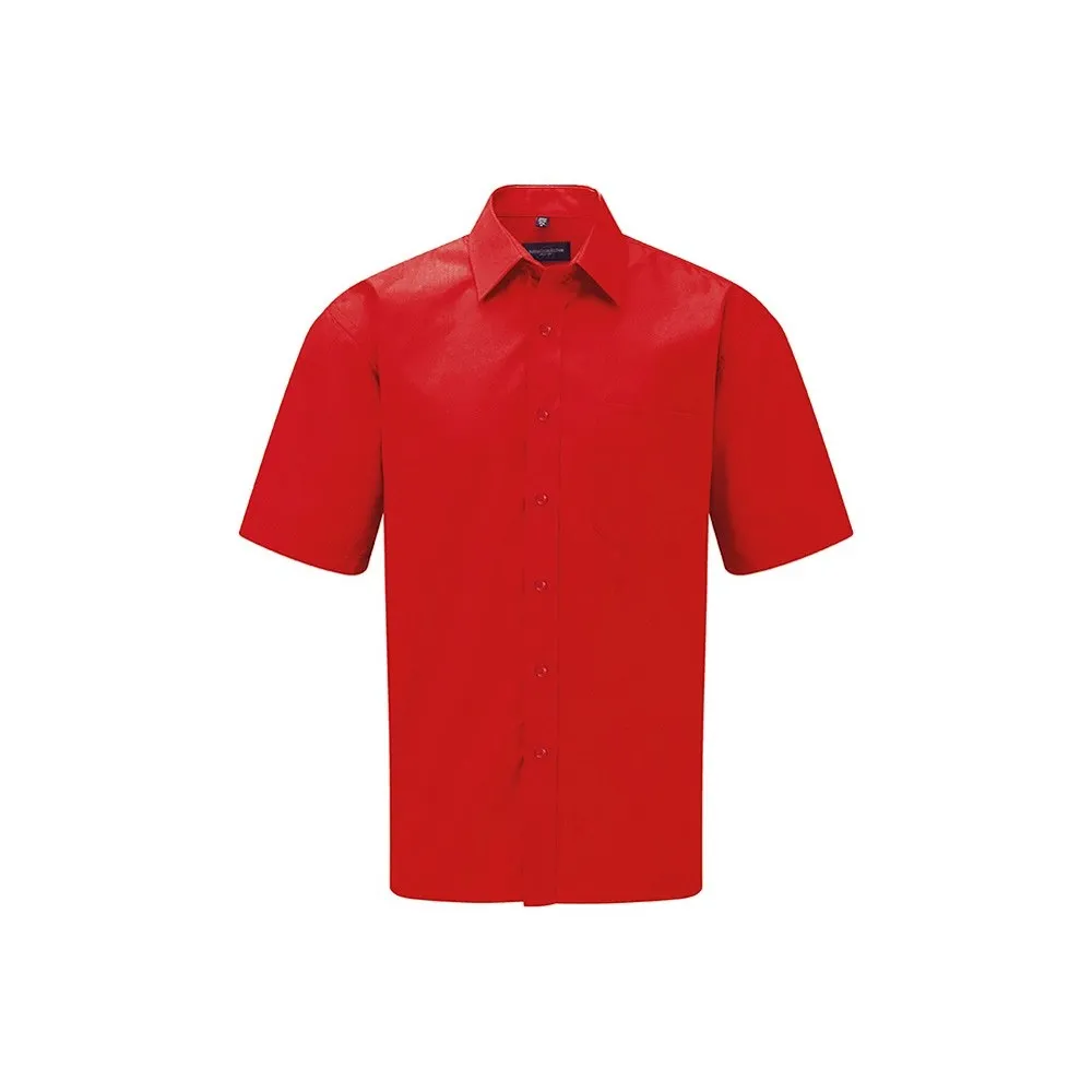 Camisa popelin manga corta