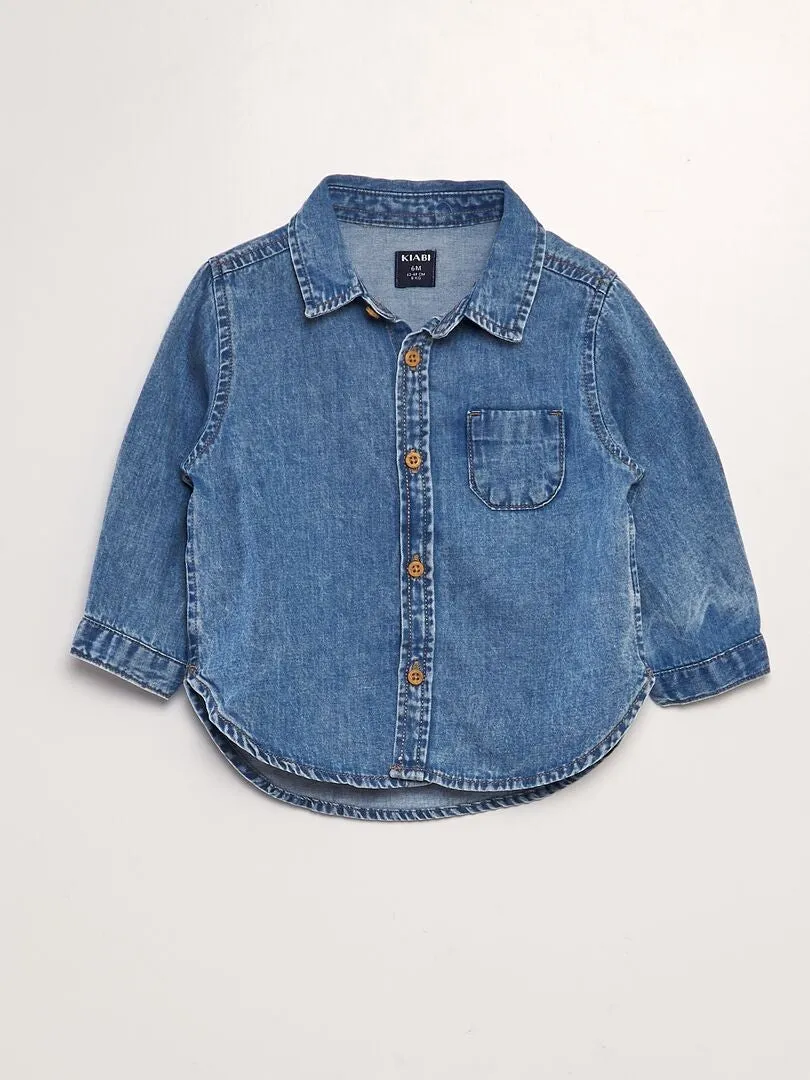 CAMISA VAQUERA  AZUL