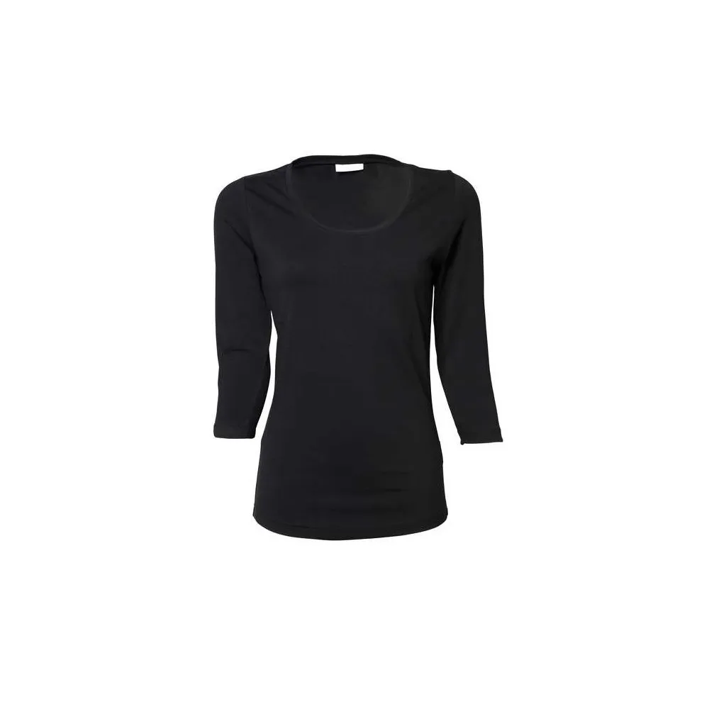 Camiseta ajustada manga 3/4 mujer