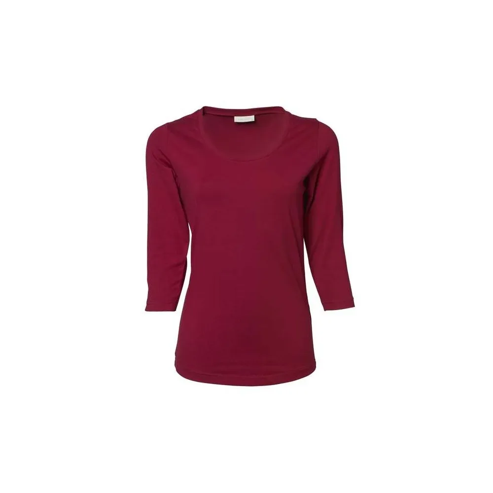 Camiseta ajustada manga 3/4 mujer
