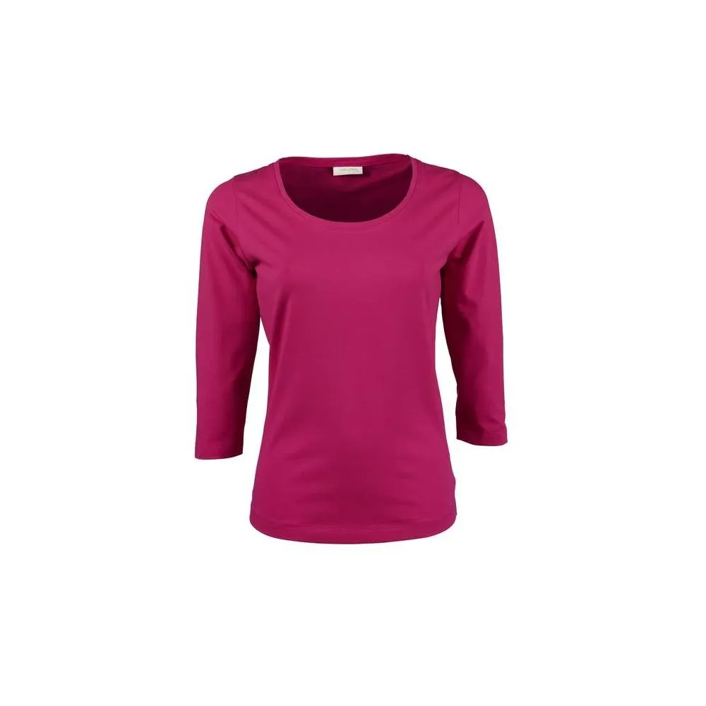 Camiseta ajustada manga 3/4 mujer