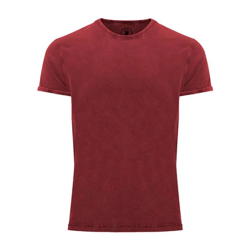 Camiseta algodón efecto denim para hombre