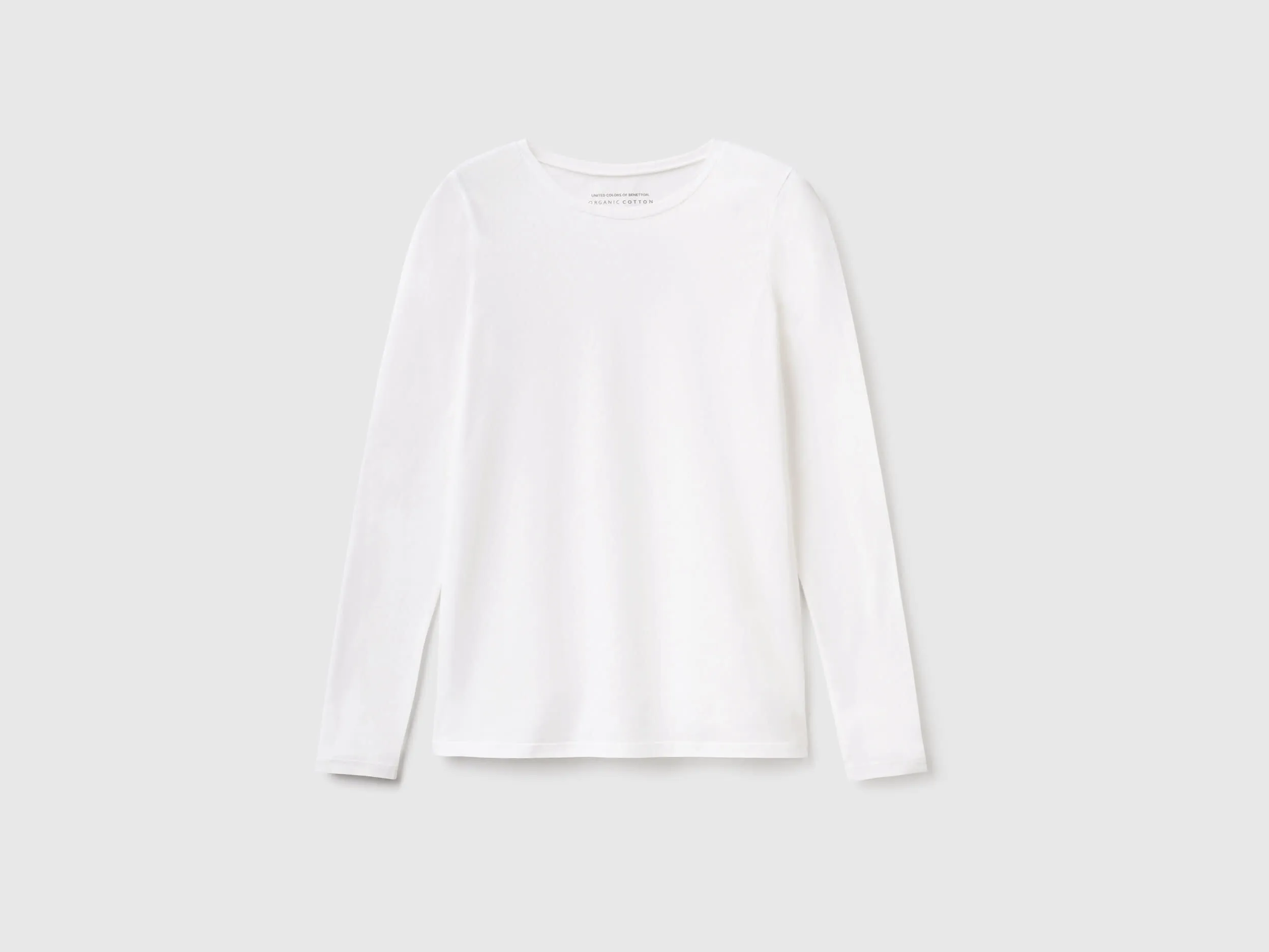 Camiseta de manga larga de algodón orgánico sumamente elástico