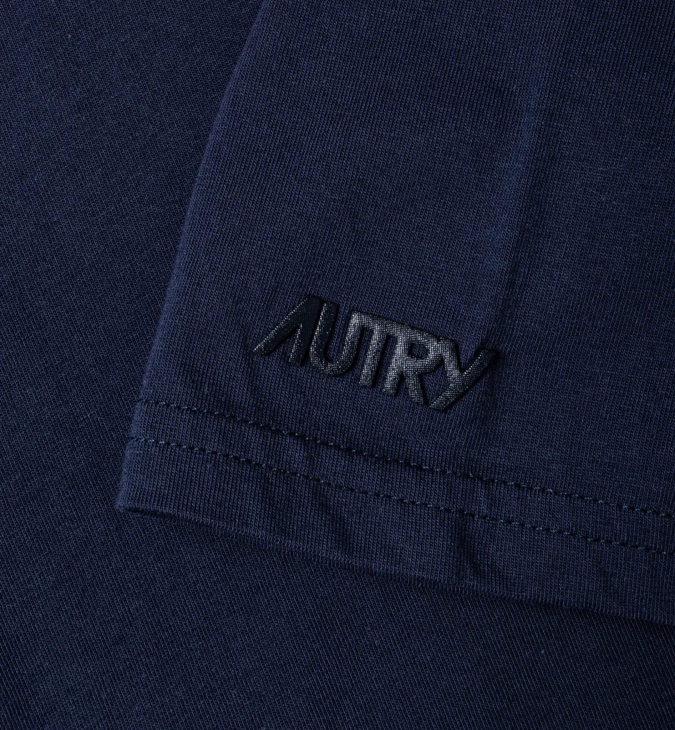 CAMISETA LOGOTIPO MANGA NAVY