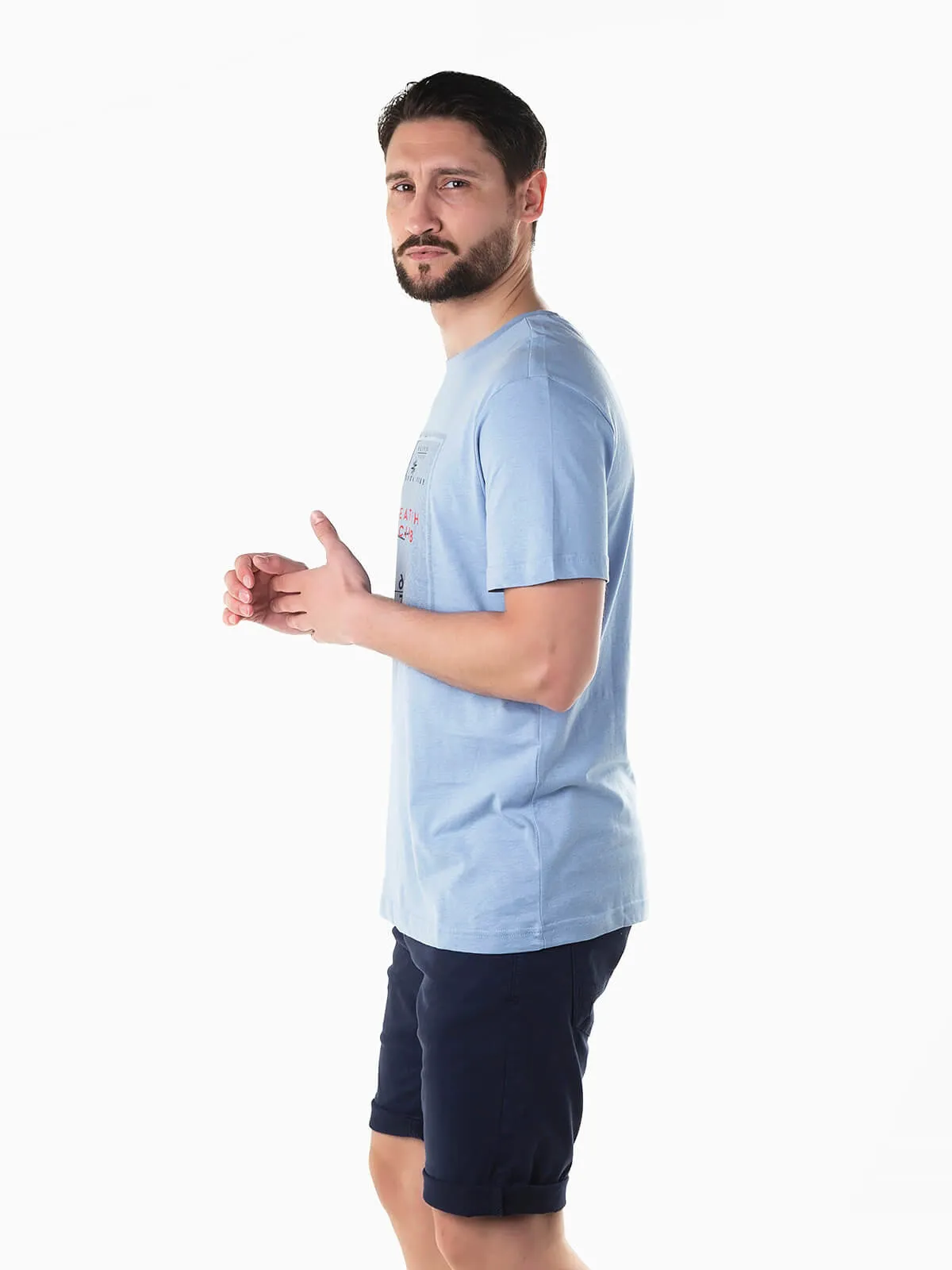 Camiseta manga corta con gráficos