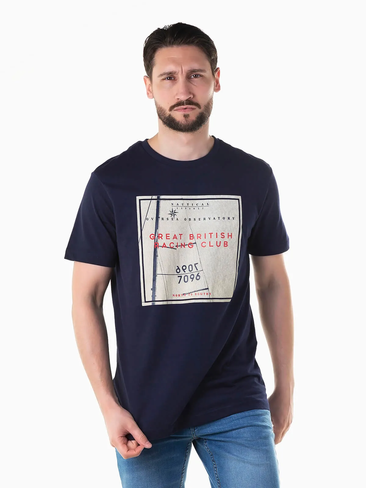 Camiseta manga corta con gráficos