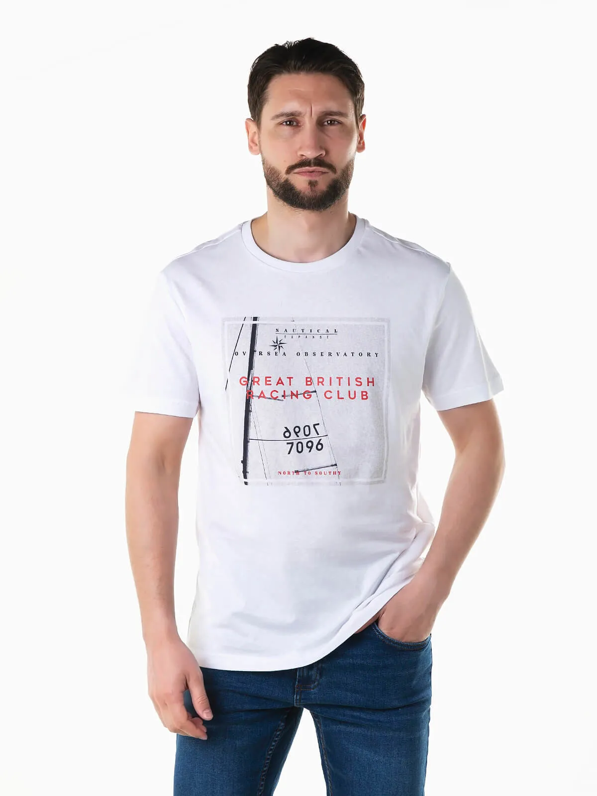 Camiseta manga corta con gráficos