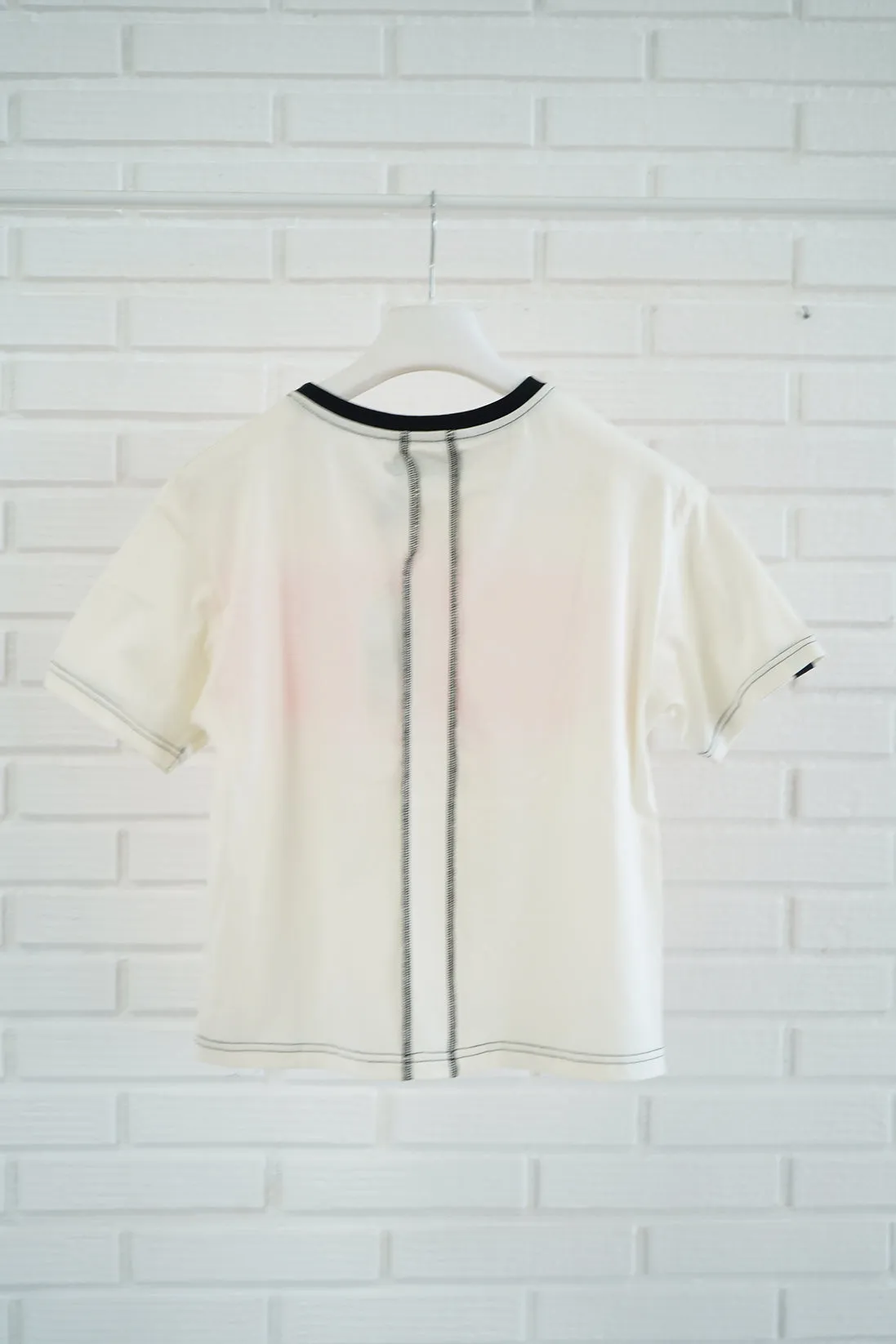 Camiseta manga corta logo flúor