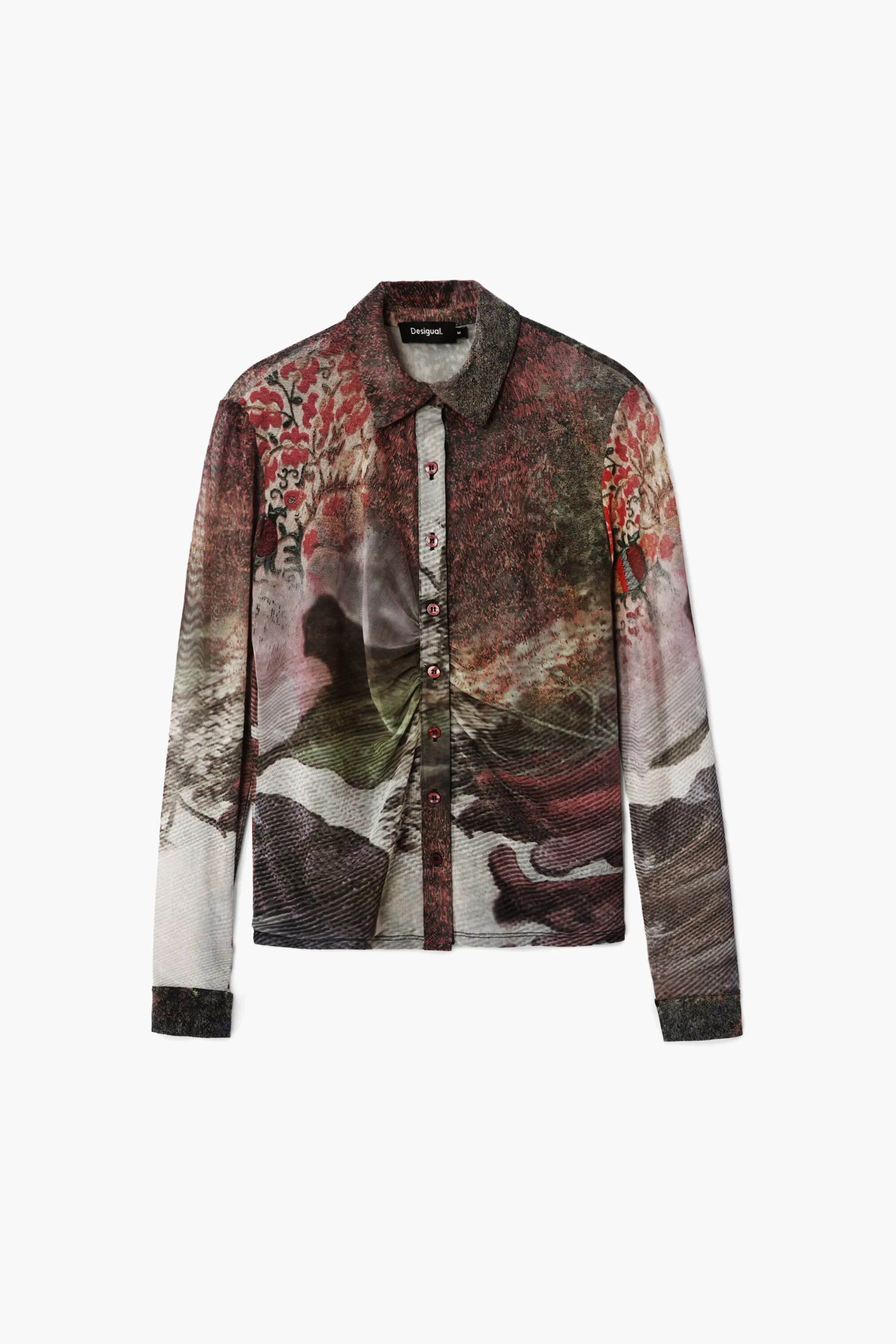 Camiseta manga larga bosque otoñal