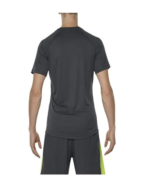 Camiseta Running Asic´s Stripe Top Gris