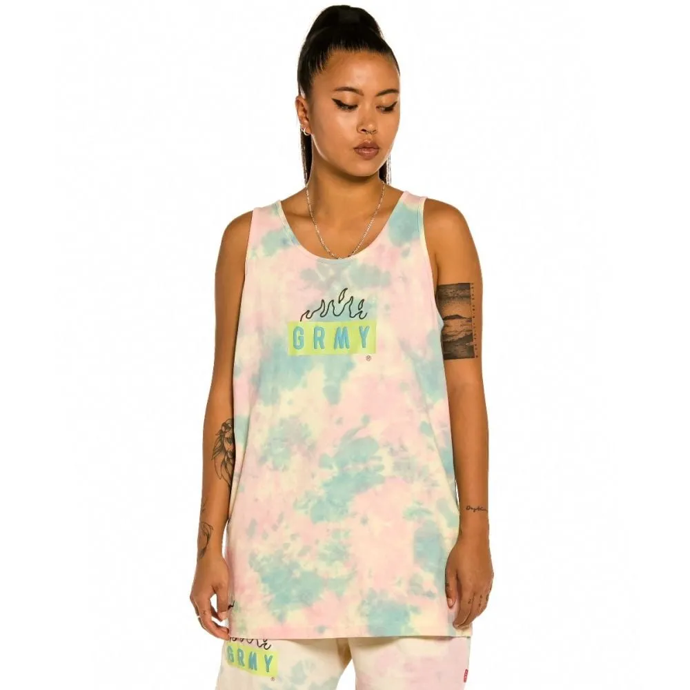 CAMISETA UNISEX DE TIRANTES GRIMEY "TRESPASS"  TIE & DYE | SUMMER 22