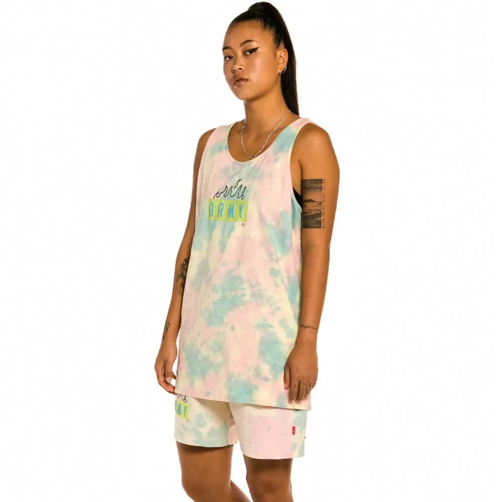 CAMISETA UNISEX DE TIRANTES GRIMEY "TRESPASS"  TIE & DYE | SUMMER 22