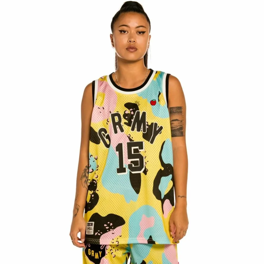 CAMISETA UNISEX DE TIRANTES MESH GRIMEY "TRESPASS" ALL OVER PRINT  CAMO | SUMMER 22