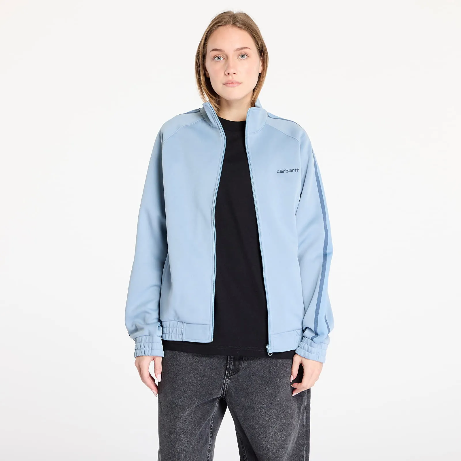 Carhartt WIP Sweatshirt Bolan Jacket UNISEX Dusty Ice/ Positano S