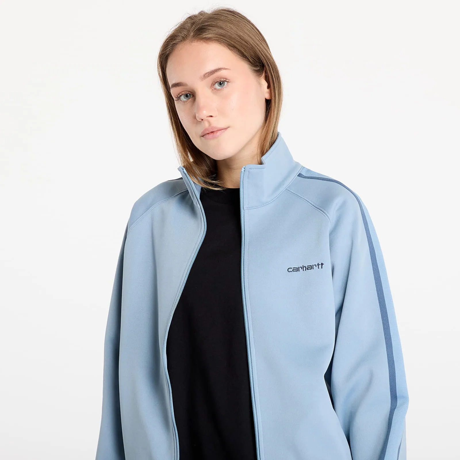 Carhartt WIP Sweatshirt Bolan Jacket UNISEX Dusty Ice/ Positano S