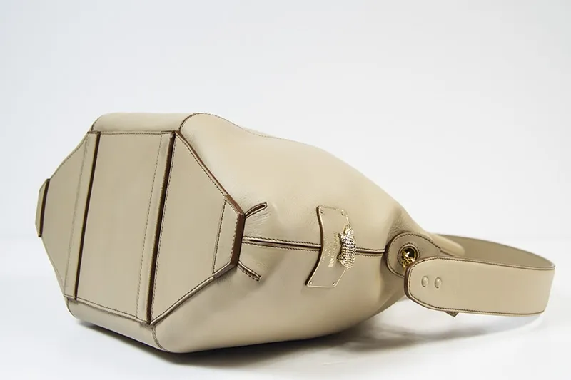 Cavalli Bolso Hobo Beige