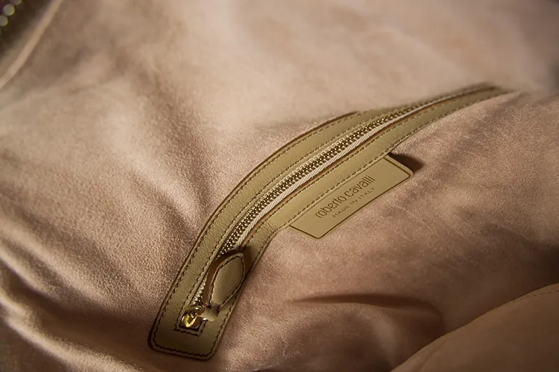 Cavalli Bolso Hobo Beige