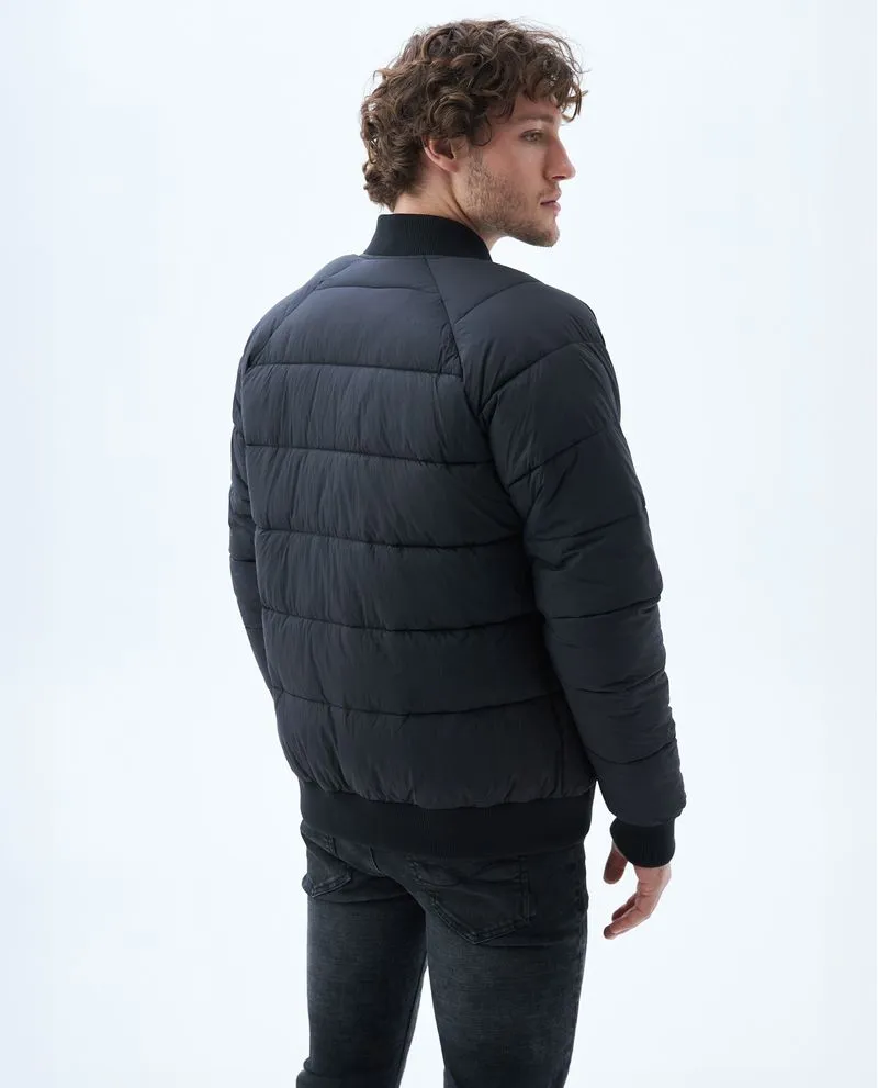 Chaqueta abullonada para hombre