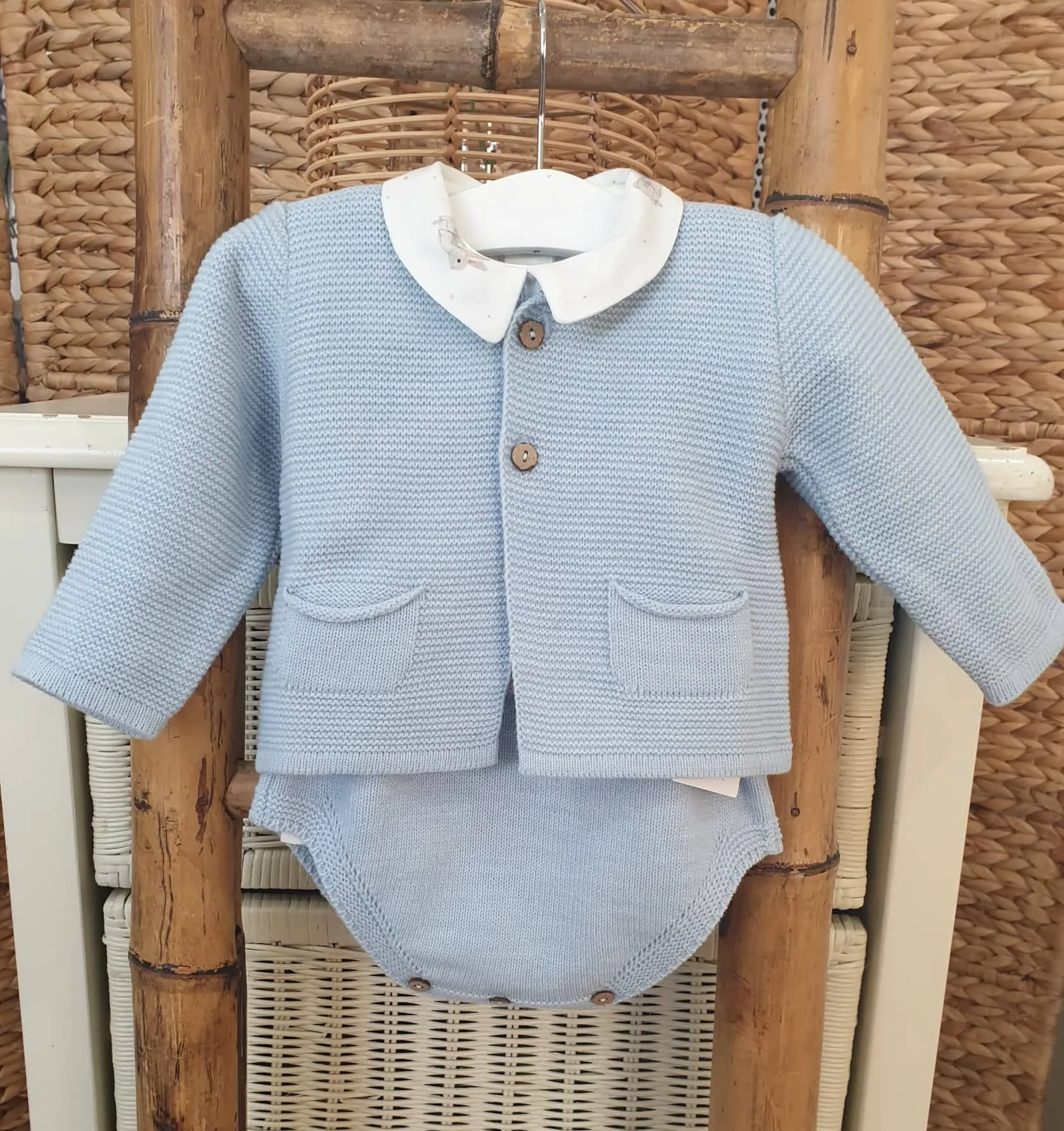 Chaqueta bolsillosTambor R120327 Nube